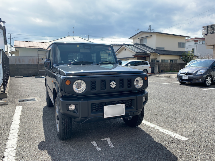 スズキ　ジムニー　フロントガラス修理