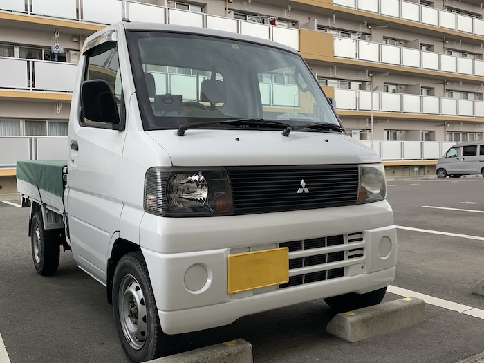ミツビシ ミニキャブ トラック フロントガラス修理【浪江町】