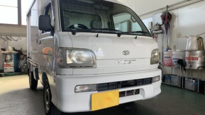 ダイハツ ハイゼットトラック フロントガラス修理【二本松市】