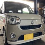 ダイハツ　ムーヴキャンバス　フロントガラス修理【伊達市】
