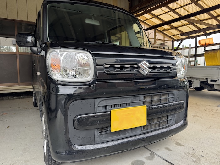 スズキ スペーシア フロントガラス修理【泉崎村】