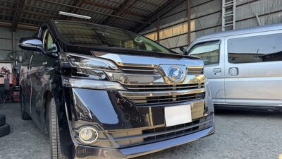 トヨタ ヴェルファイア フロントガラス修理【伊達市】