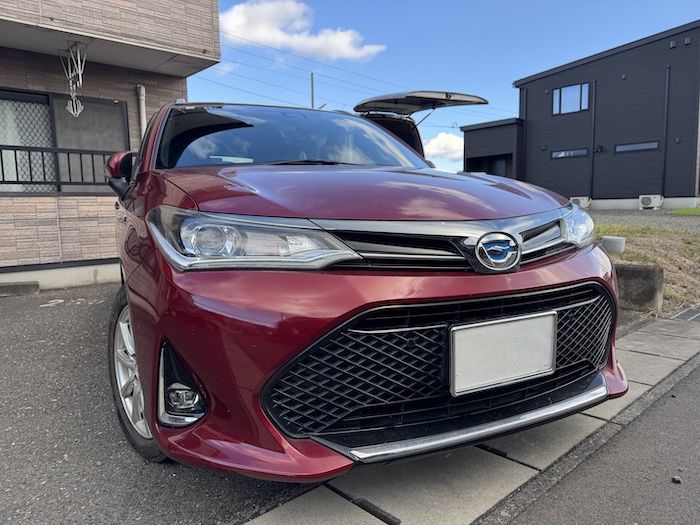 トヨタ カローラツーリング　フロントガラス修理【白河市】