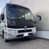 トヨタ コースター フロントガラス修理【福島市】