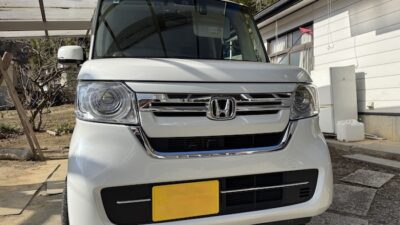 ホンダ N-BOX フロントガラス修理【二本松市】