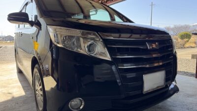 トヨタ ノア フロントガラス修理【福島市】