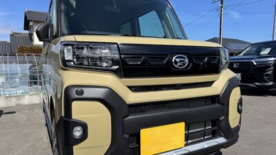 ダイハツ タントファンクロス フロントガラス修理【南相馬市】