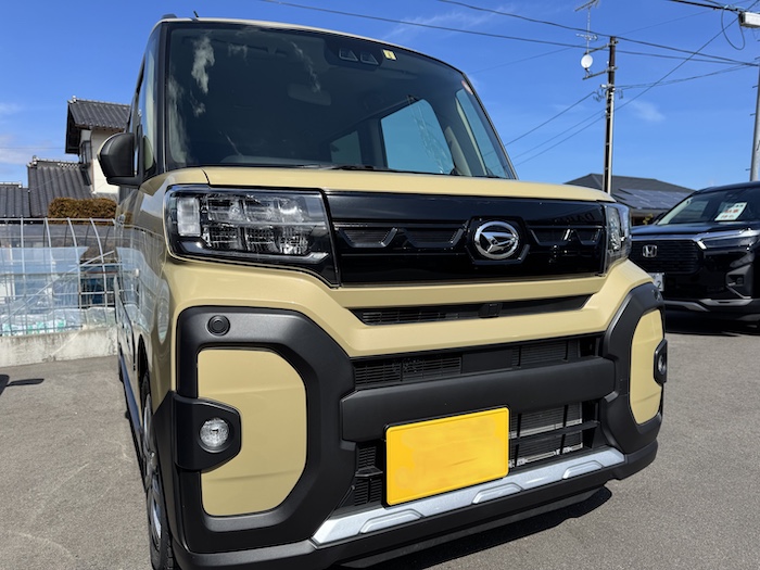 ダイハツ タントファンクロス フロントガラス修理【南相馬市】