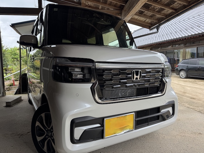 ホンダ N-BOX フロントガラス修理【川内村】